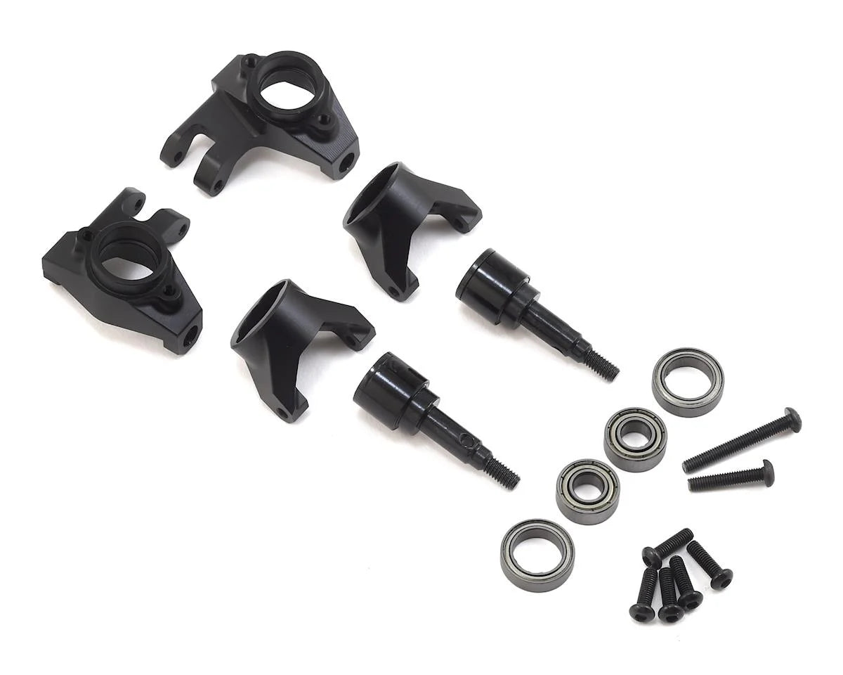 SSD RC Front Axle Portal Delete Kit for Traxxas TRX-4 (Black)