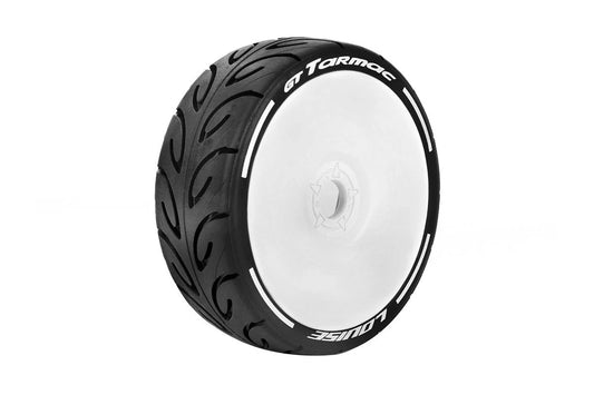 Louise Tires & Wheels 1/8 GT-TARMAC Soft White HEX 17mm Belted (MFT) (2)