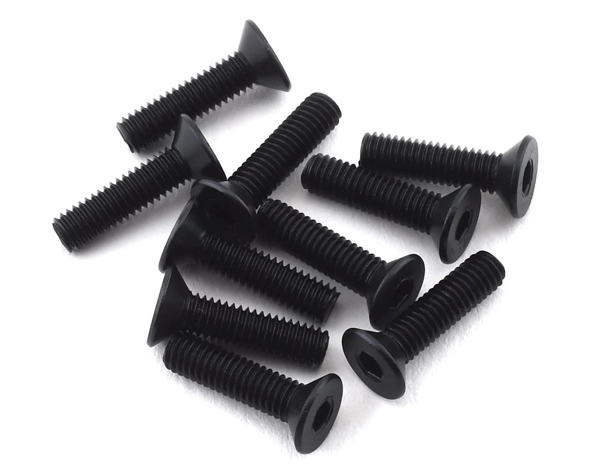 Tekno RC 3x12mm Flat Head Screws (10)