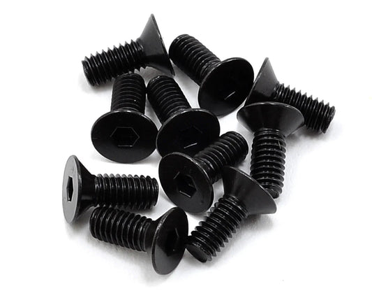 Tekno RC 4x10mm Flat Head Screw (10)