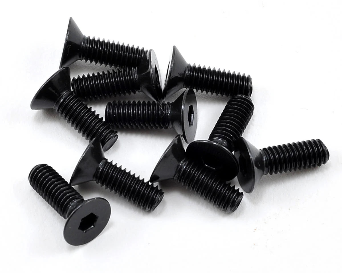 Tekno RC 4x12mm Flat Head Screw (10)