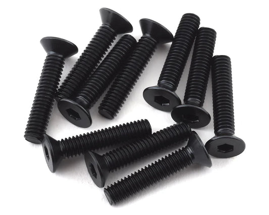 Tekno RC 4x20mm Flat Head Screws (10)