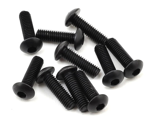 Tekno RC 3x10mm Button Head Hex Screws (10)