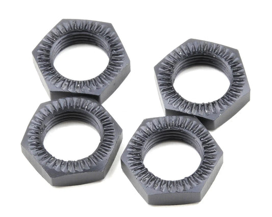 Tekno RC Serrated Wheel Nut Set (Gun Metal) (4)