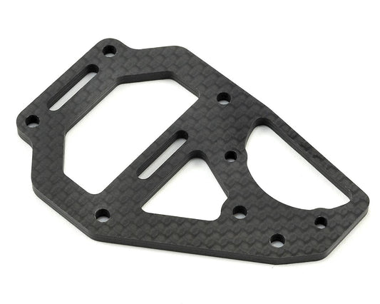 Tekno RC EB410/ET410 Carbon Fiber Center Differential Top Plate & Fan Mount