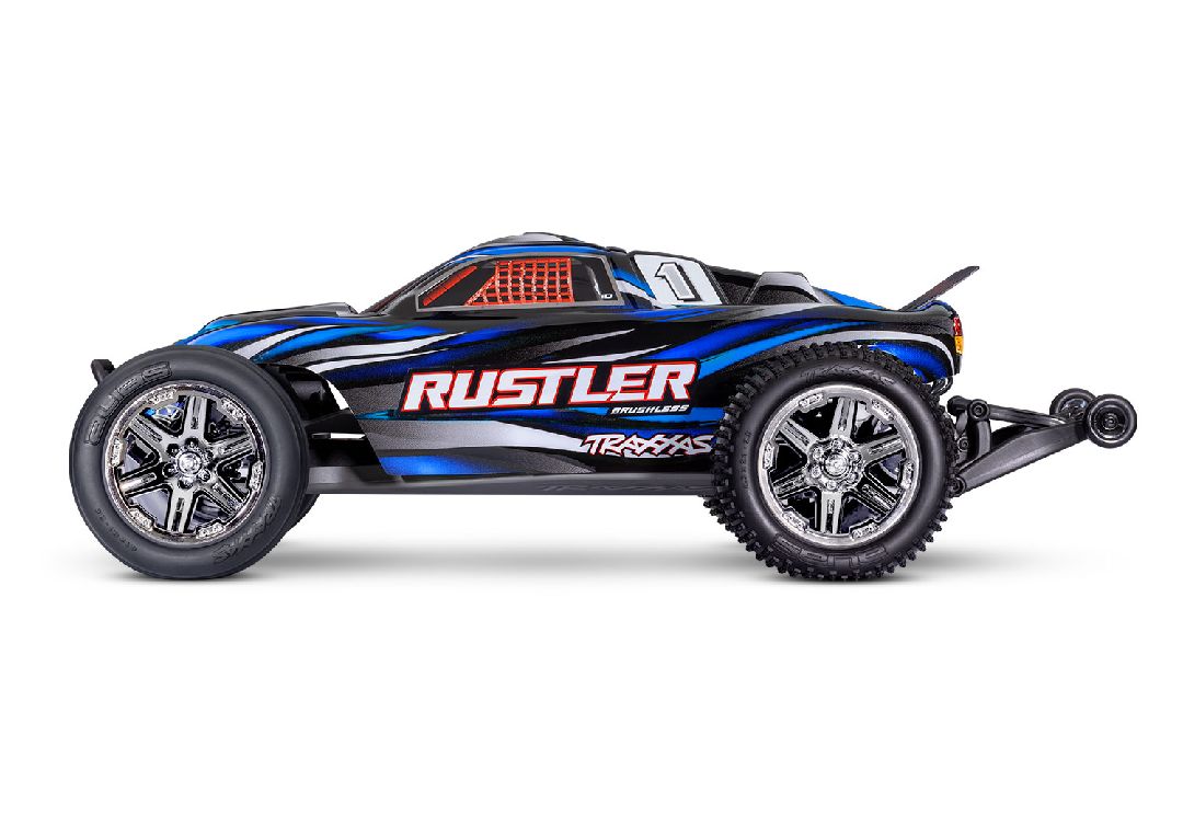 Traxxas 1/10 Rustler 2WD BL-2S Clipless