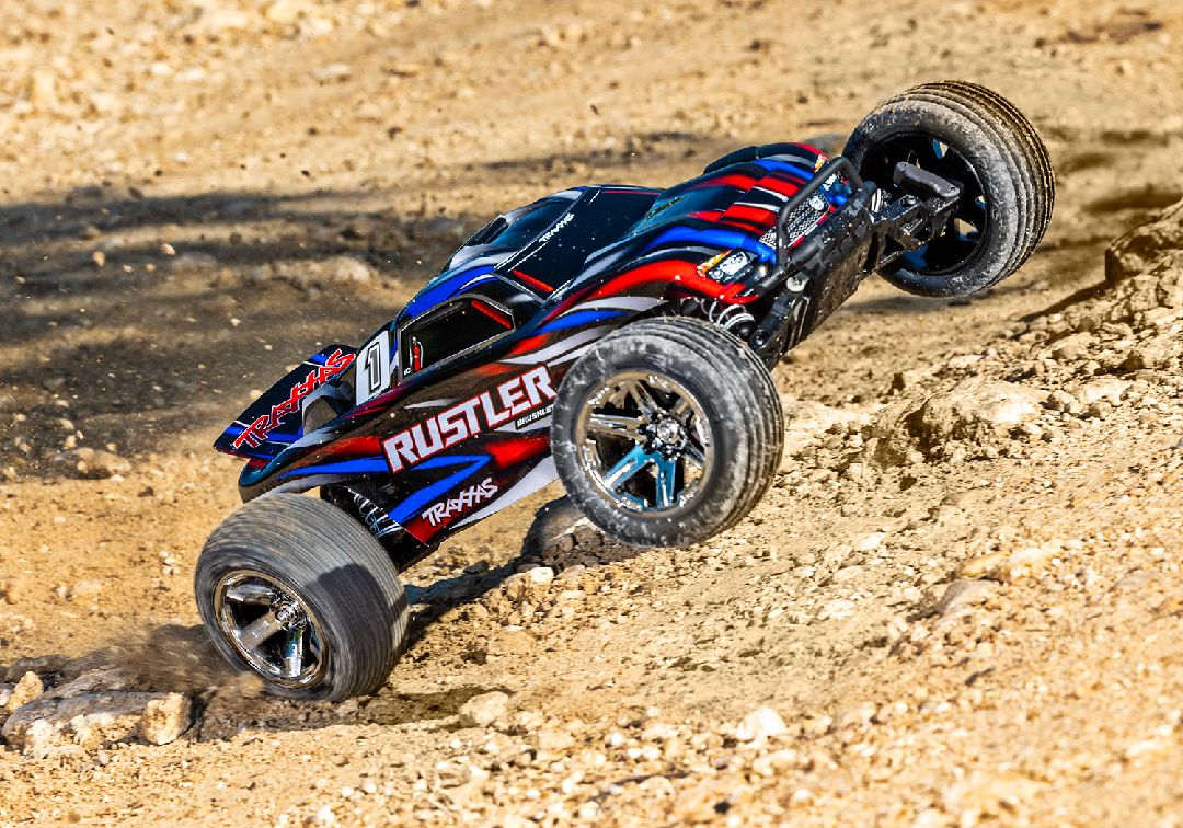 Traxxas 1/10 Rustler 2WD BL-2S Clipless