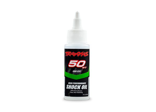 Traxxas Oil, shock (50 wt, 600 cSt, 60cc) (silicone)