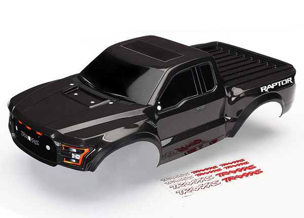 Traxxas Body, 2017 Ford Raptor (Black), with Decals Applied