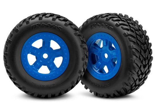 Traxxas Tires and wheels, assembled, glued - PN# 7674