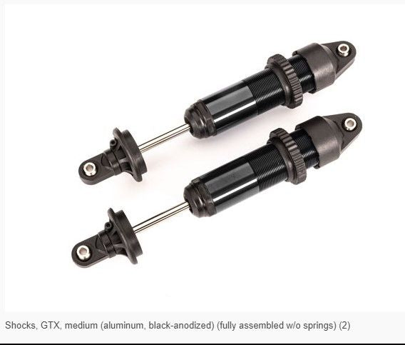 Traxxas Shocks, GTX, Medium  (2)