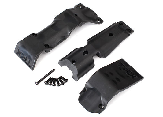 Skid plate set, front/ skid plate, rear/3x10 BCS (6)/ 3x30 BCS (1) (fits #8629 & 8630 bulkheads)