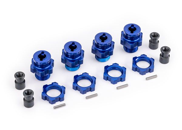 Traxxas Wheel hubs, splined, 17mm, short