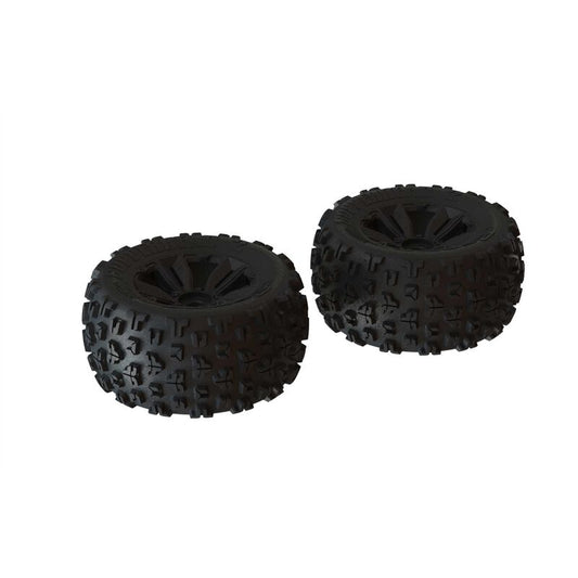 DBoots 'Copperhead2 MT' Tire Set Black   Pair