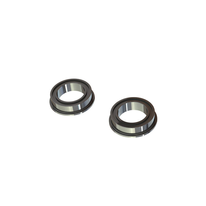 Flange Ball Bearing, 10x15x4mm (2)