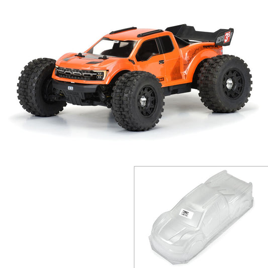 Pro-Line 2022 Ford F-150 Raptor Clear Body for ARRMA Vorteks