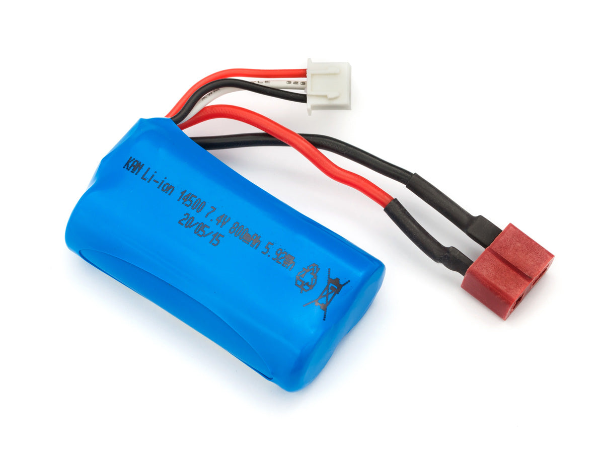 Battery Pack Li-ion 7.4V 800mAh with T-Plug