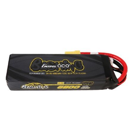 Gens Ace Bashing 6800mAh 3S1P LiPo EC5 Plug Softpack