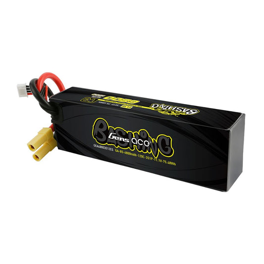 Gens Ace Bashing 8000mAh 3S1P 11.1V 100C LiPo EC5 Plug