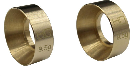 Hot Racing Axial SCX24 Brass KMC Machete Wheel Weights (9g)