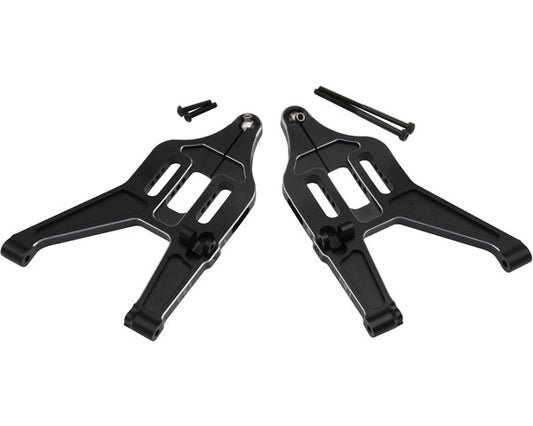 Black Aluminum Front Lower Arms, for Traxxas Ultimate Desert Racer