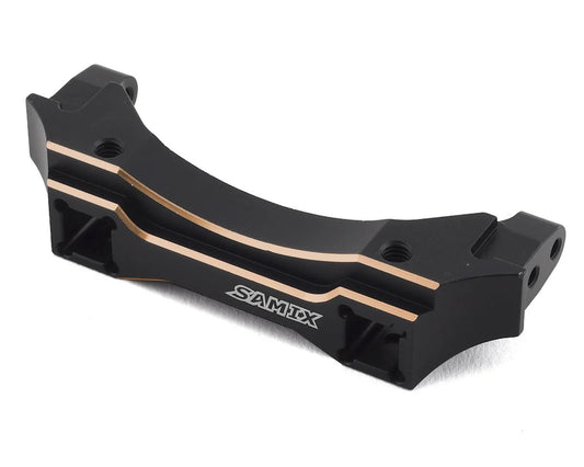 Samix Traxxas TRX-4 Brass Front Bumper Mount Set (Black)