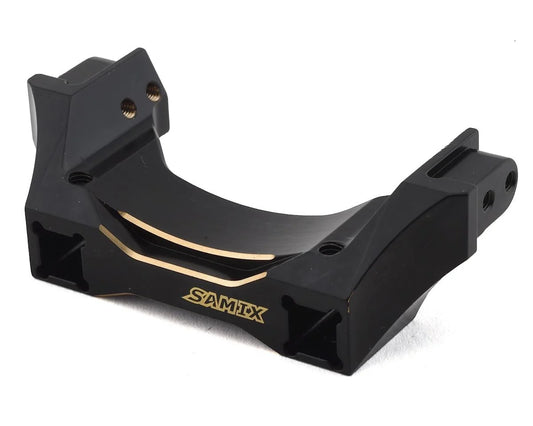 Samix Traxxas TRX-4 Brass Rear Bumper Mount Set (Black)