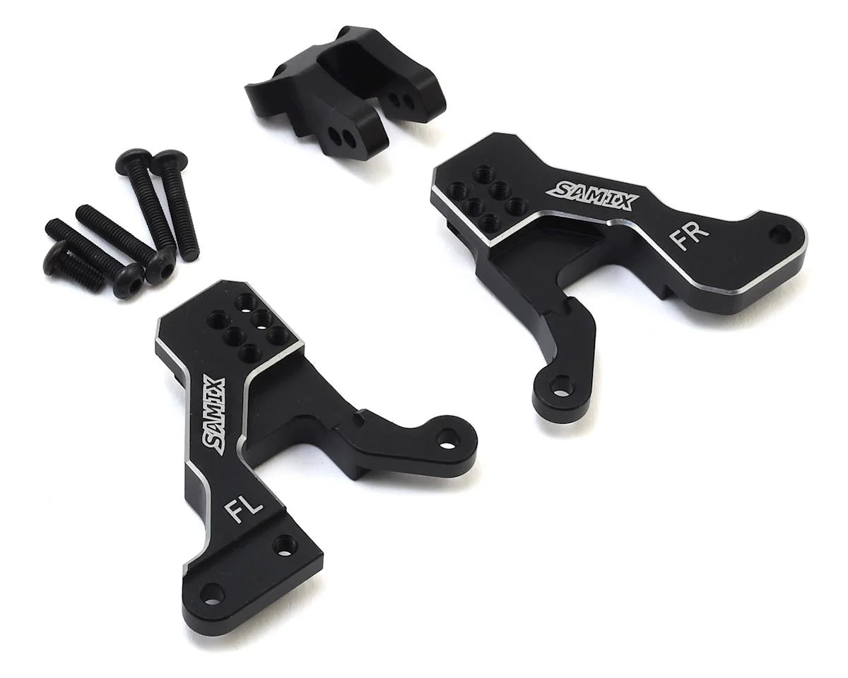 Samix Traxxas TRX-4 Aluminum Front Shock Plate (Black)