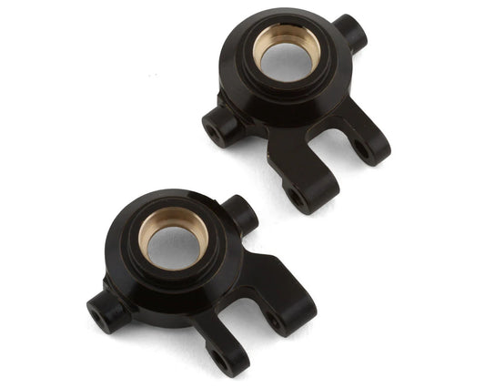 ST Racing Concepts Traxxas TRX-4M Brass Front Steering Knuckles (2) (Black)