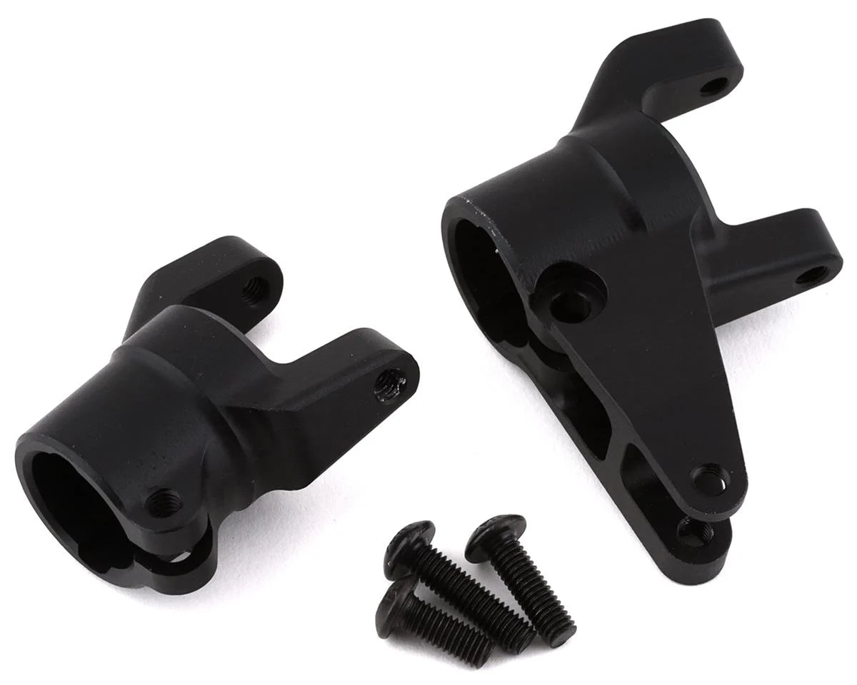 SSD RC SCX10 III Aluminum Straight Axle C Hubs (Black) (2)