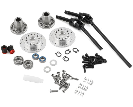 SSD RC SCX10 III Straight Axle Manual Locking Hub Kit