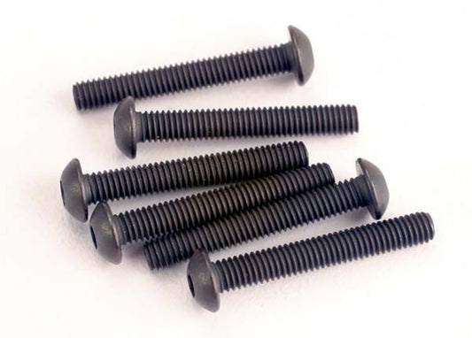 Traxxas 3X20mm Button Head Screws (Hex Drive) (6)