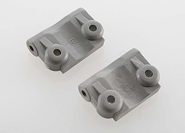 Traxxas   Mounts, suspension arm (rear) (+/  1°) (l&r) (grey)