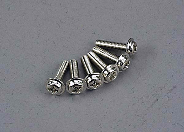 Traxxas 3x12mm Washer Head Phillips Screw (6)