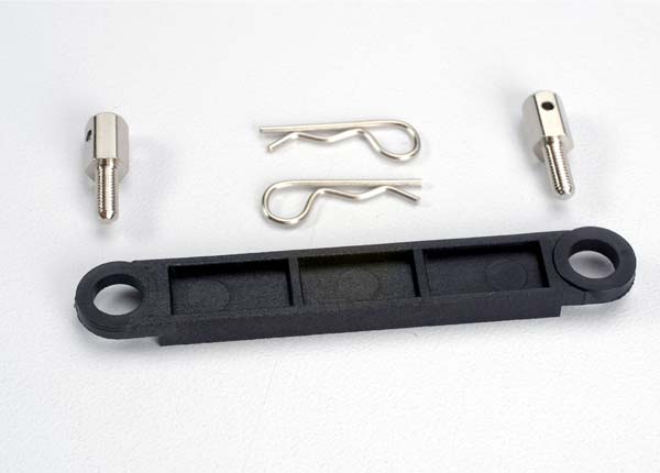 Traxxas Battery Hold Down Plate (2 Body Clips)