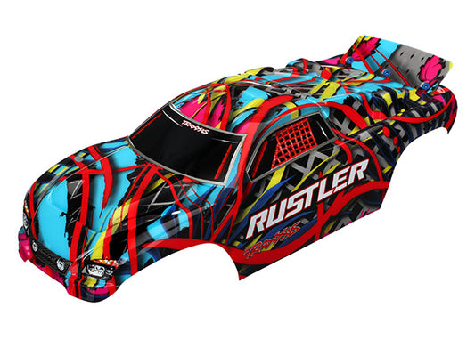 Traxxas Body, Rustler, Hawaiian graphics