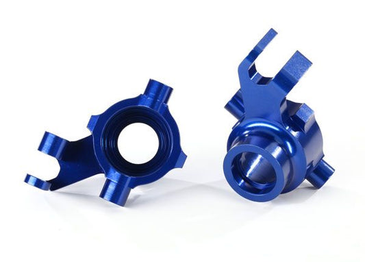 Traxxas Steering blocks, 6061-T6 aluminum (anodized), left & right