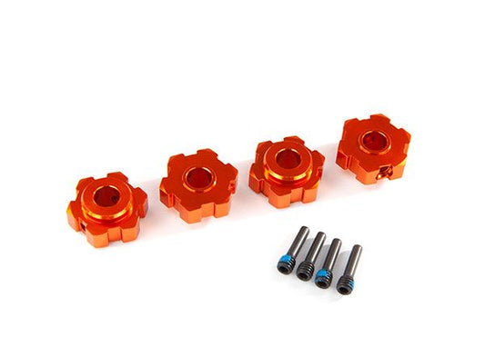 Traxxas Wheel hubs, hex, aluminum (anodized) (4)