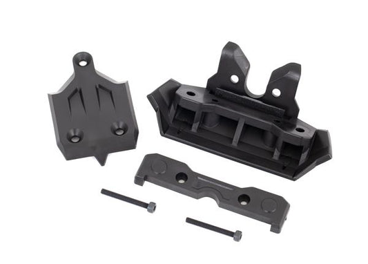 Traxxas Sledge Bumper, front/ skidplate, front/ tie bar mount, front/ 3x25 CS (2)